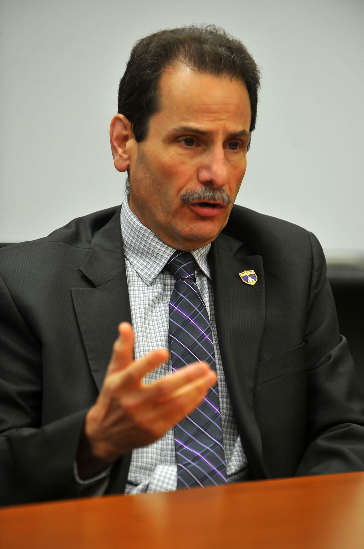 Acting President of Western Illinois University Martin Abraham.
